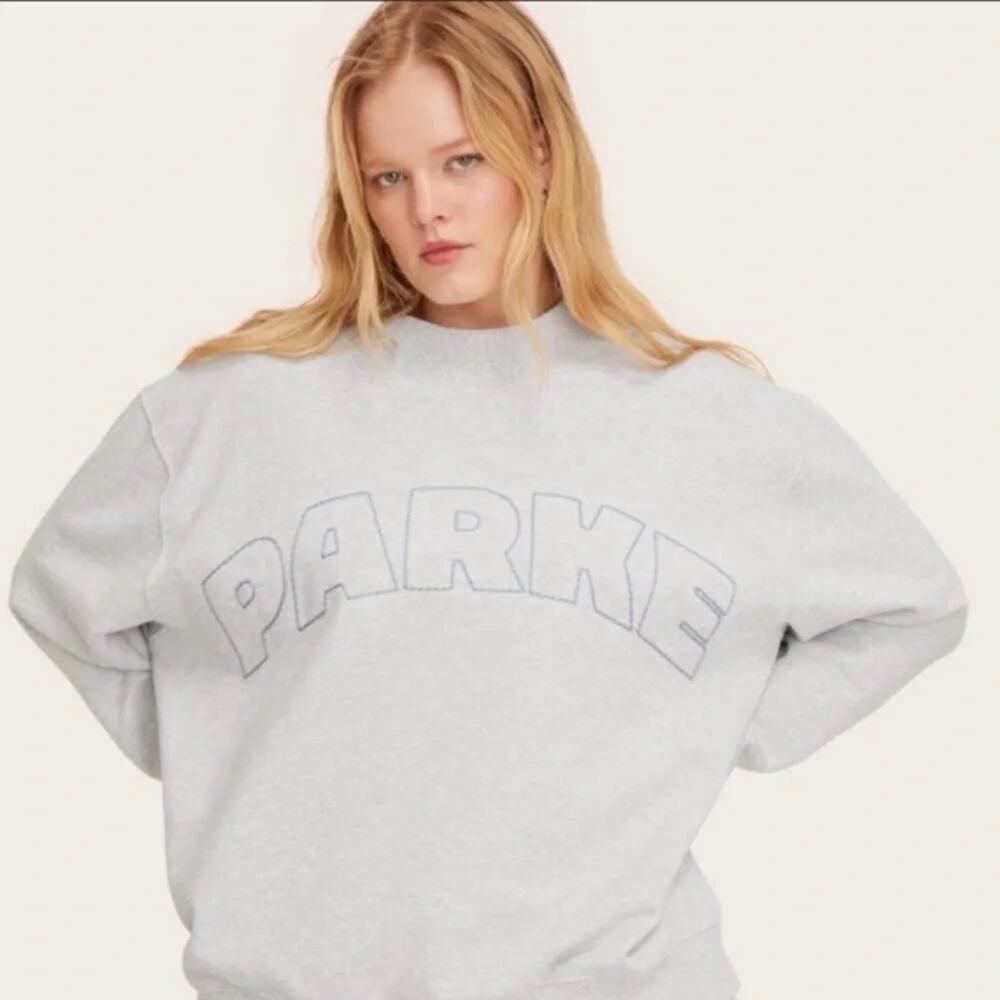 Parke x Target Grey Mockneck Pullover Sweatshirt Soldout L/XL